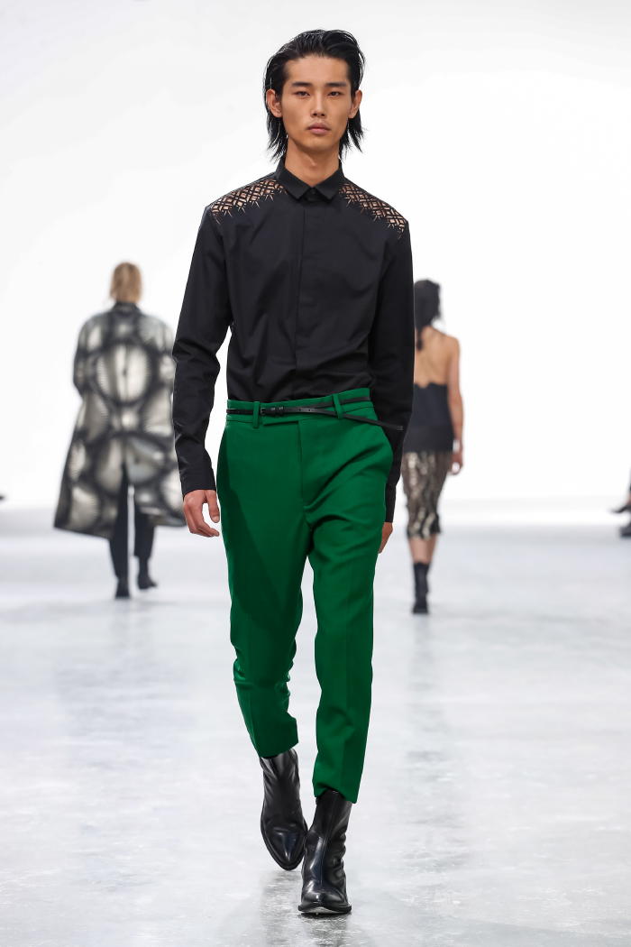 ☆HAIDER ACKERMANN ハイダーアッカーマン☆サイドストライプラインパンツ ハイダー アッカーマン（HAIDER ACKERMANN）2019年春夏コレクション