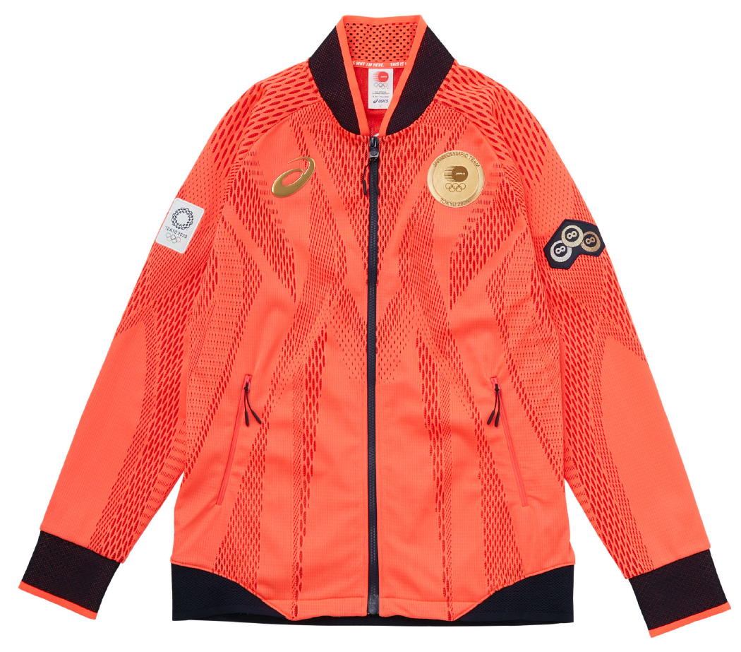 アシックスが東京オリンピック日本代表選手が着用する「ポディウムジャケット」の特別仕様レプリカを数量限定で受注生産販売 | zoom up